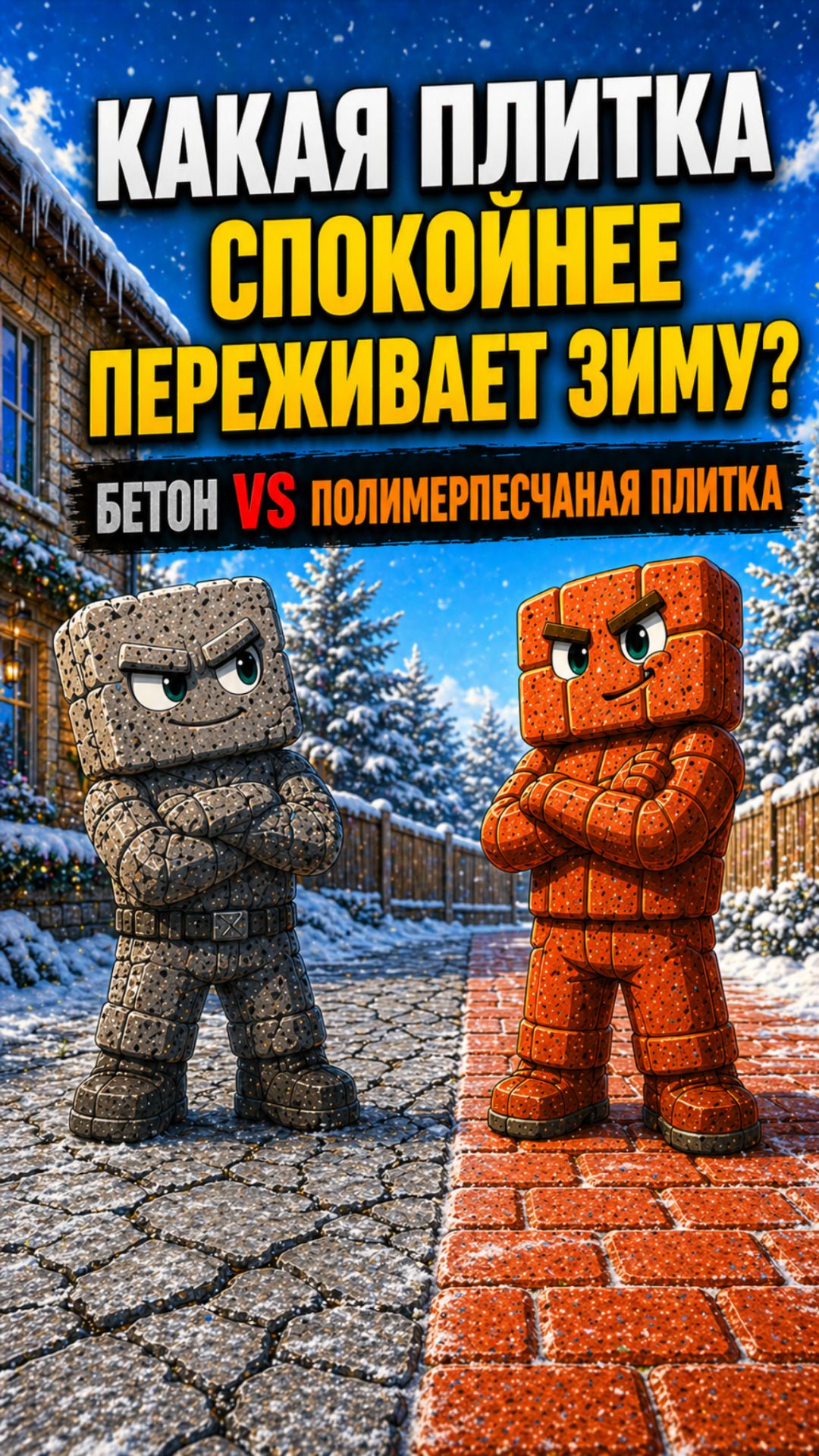 Зима для всех одинаковая, а вот материалы проходят её по-разному