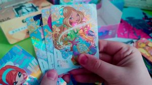 ✨Распаковка боксов с карточками Winx🧚🏼♀️ // карты Winx Club 2024