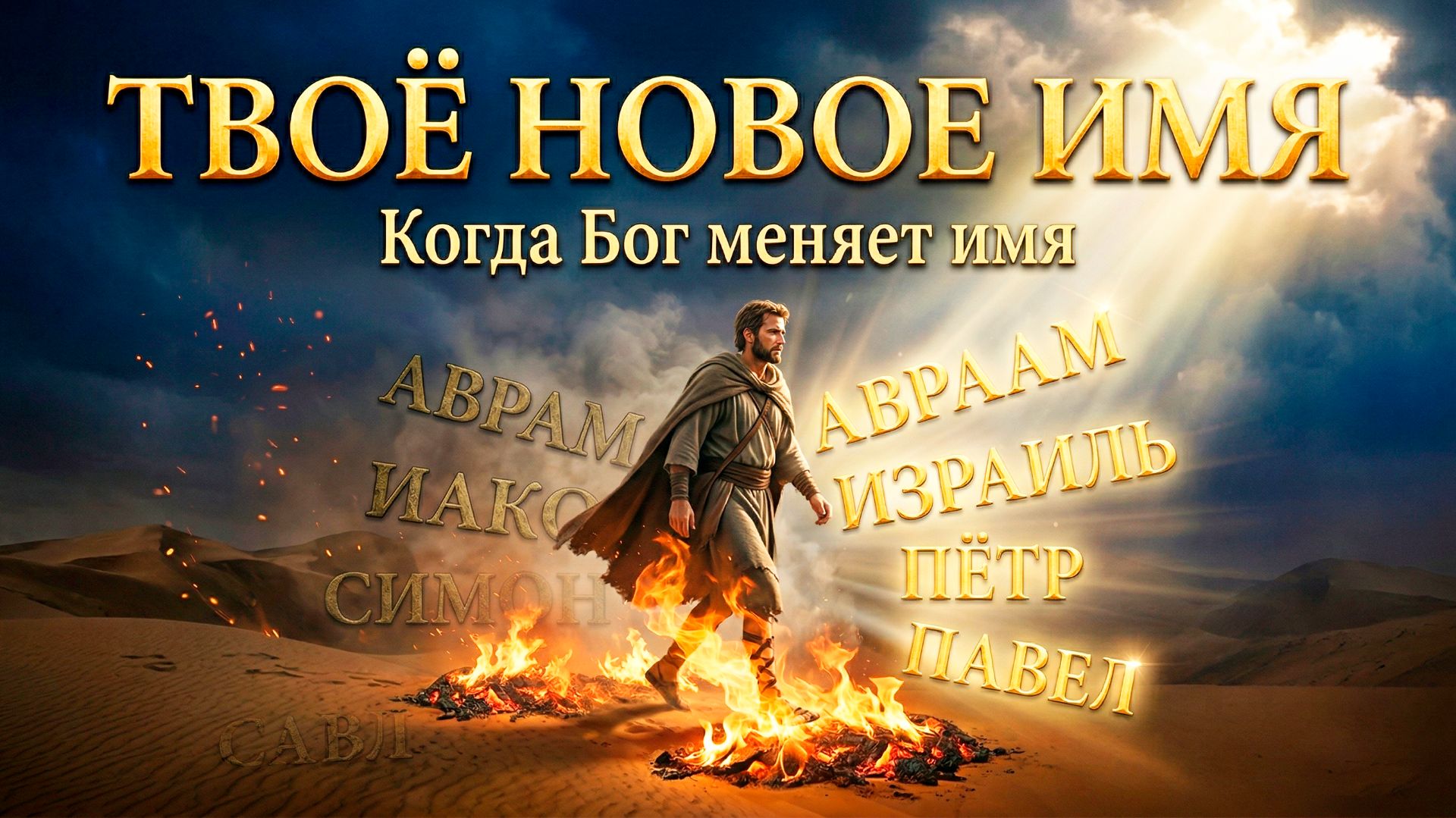 Имя которое утвердит Бог  не то что написано в твоём свидетельстве о рождении
