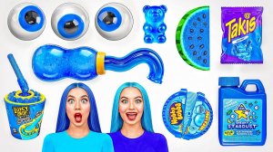 Челлендж с Синей Едой # Съедобная Битва от Jelly DO Challenge