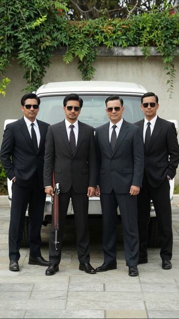 Стильные и опасные: команда в черном #друзья #экшн