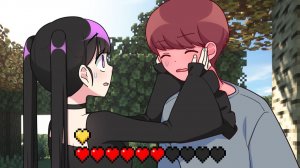 Эндермен, Раздает Золотые Яблоки Майнкрафт аниме