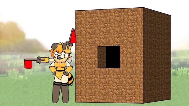 Месть пчелы  Майнкрафт аниме