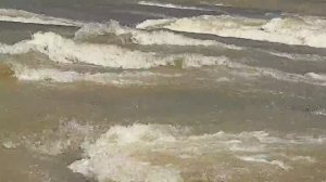 Горы и реки Дагестана, река рубас после дождя,