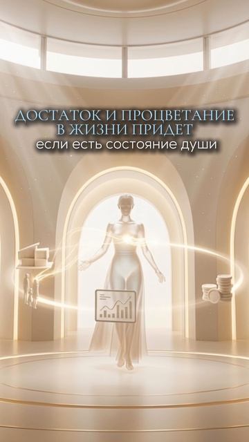 Достаток и процветание в жизни придет, если есть состояние души