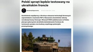 ‼️🇵🇱🇺🇦 В Польше открыто заявили, что Украина является полигоном для испытания оружия