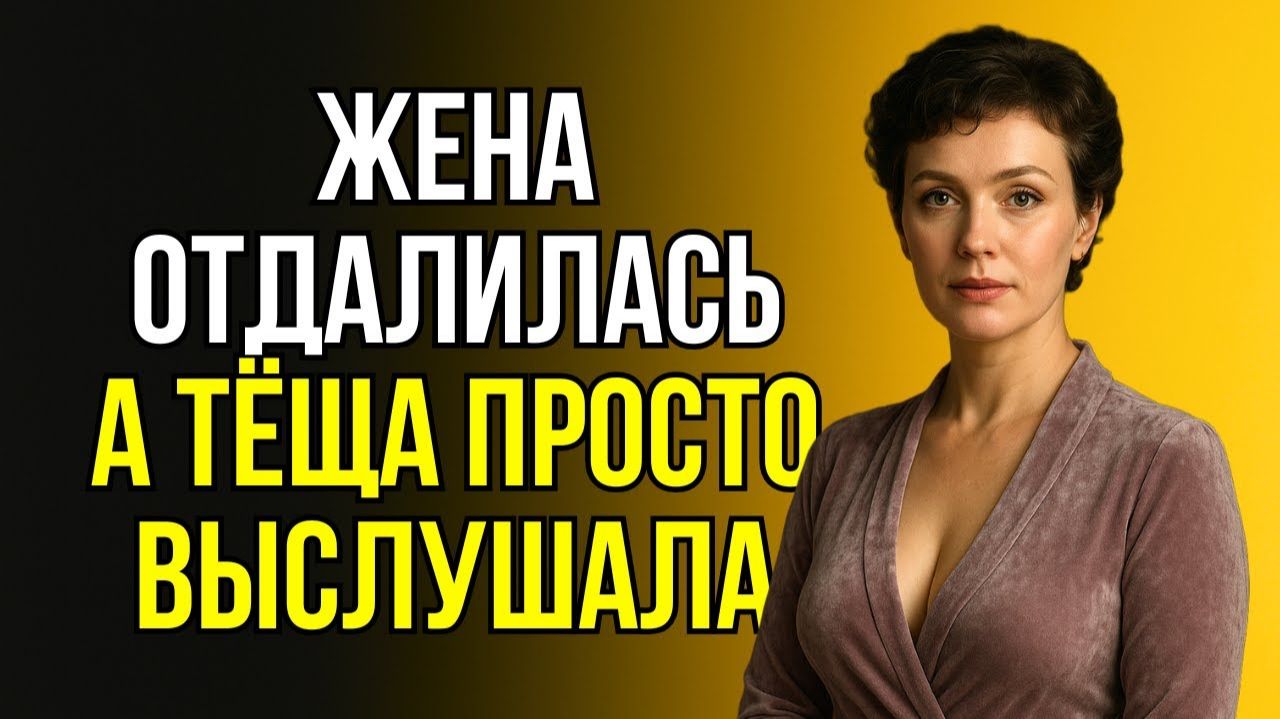 Я НЕ ОЖИДАЛ ЧТО ТЁЩА СТАНЕТ МОИМ СПАСЕНИЕМ