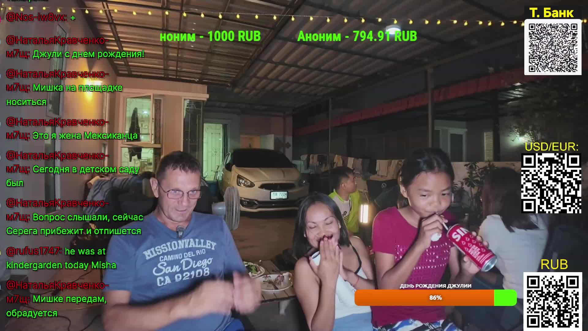 ДЕНЬ РОЖДЕНИЯ ДЖУЛИИ ОНЛАЙН!