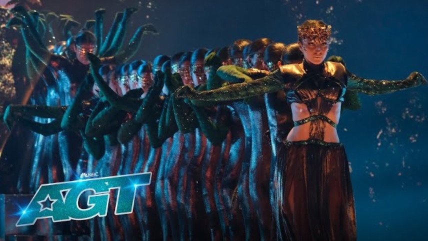 3 Необычных завораживающих танца, Америка ищет таланты.