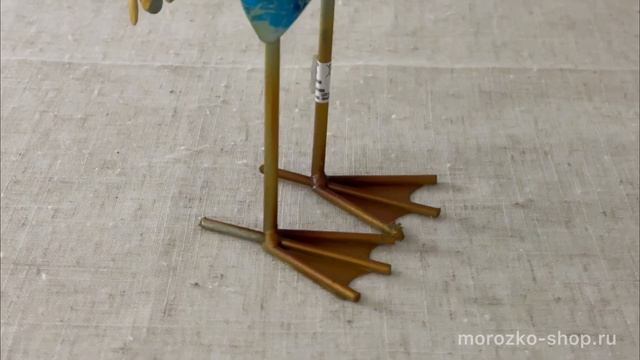 Садовый светильник на солнечной батарее Solar СОЛНЕЧНЫЙ ПЕЛИКАН металл 34 см 557105450-3