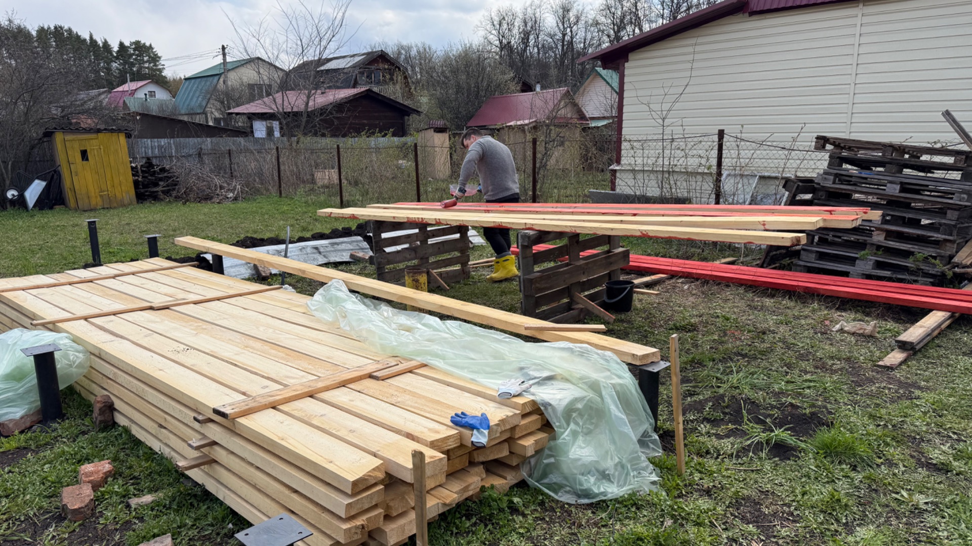 строим одноэтажный дом  