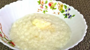 Каша рисовая молочная.