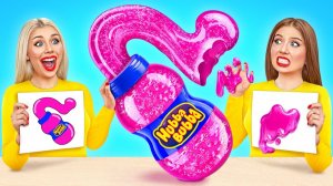 Кто Лучше Нарисует Предмет, Получит Его # Съедобная Битва от Jelly DO Challenge