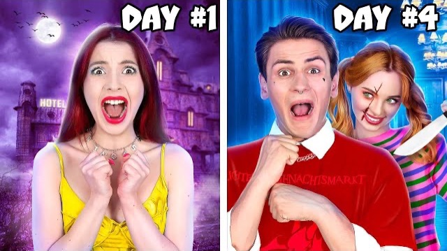 Я провел отпуск в ужасном месте. Выживание в страшном доме 24 час