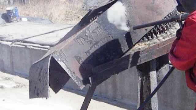 Пескоструйная очистка битумных покрытий