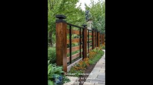 Обзор. Варианты заборов из дерева