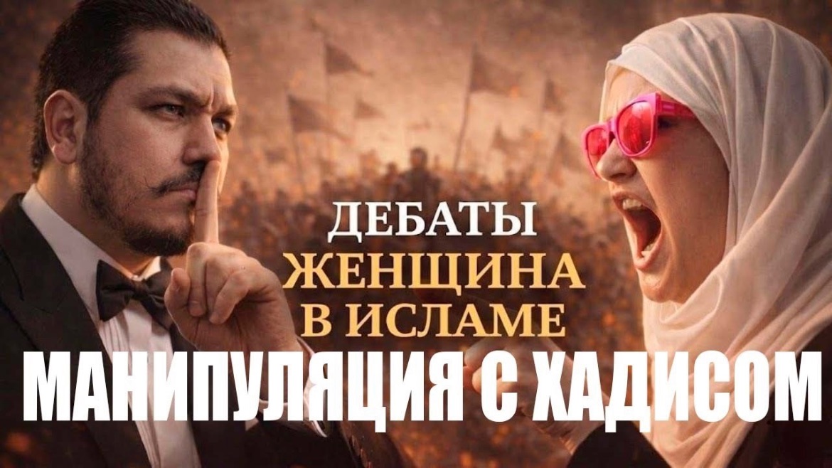 Манипуляция  с хадисом (опровергаем шестую ложь из дебатов женщина в Исламе)