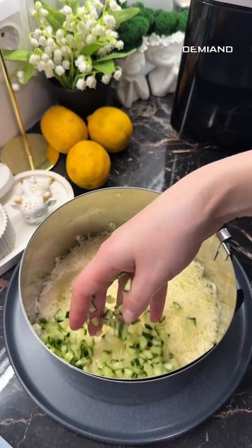 Салат с креветками 🦐