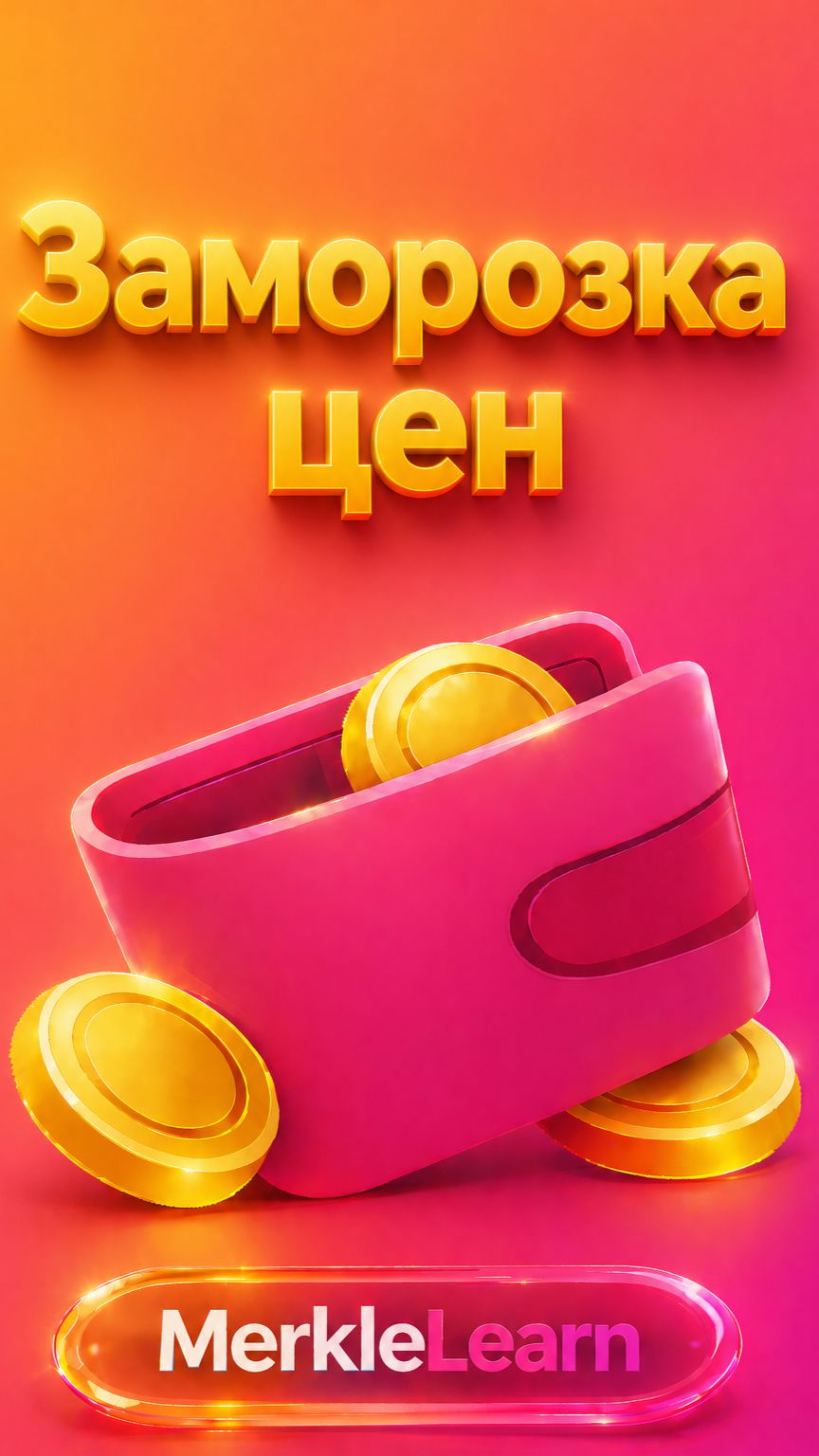 Заморозка цен на курсы