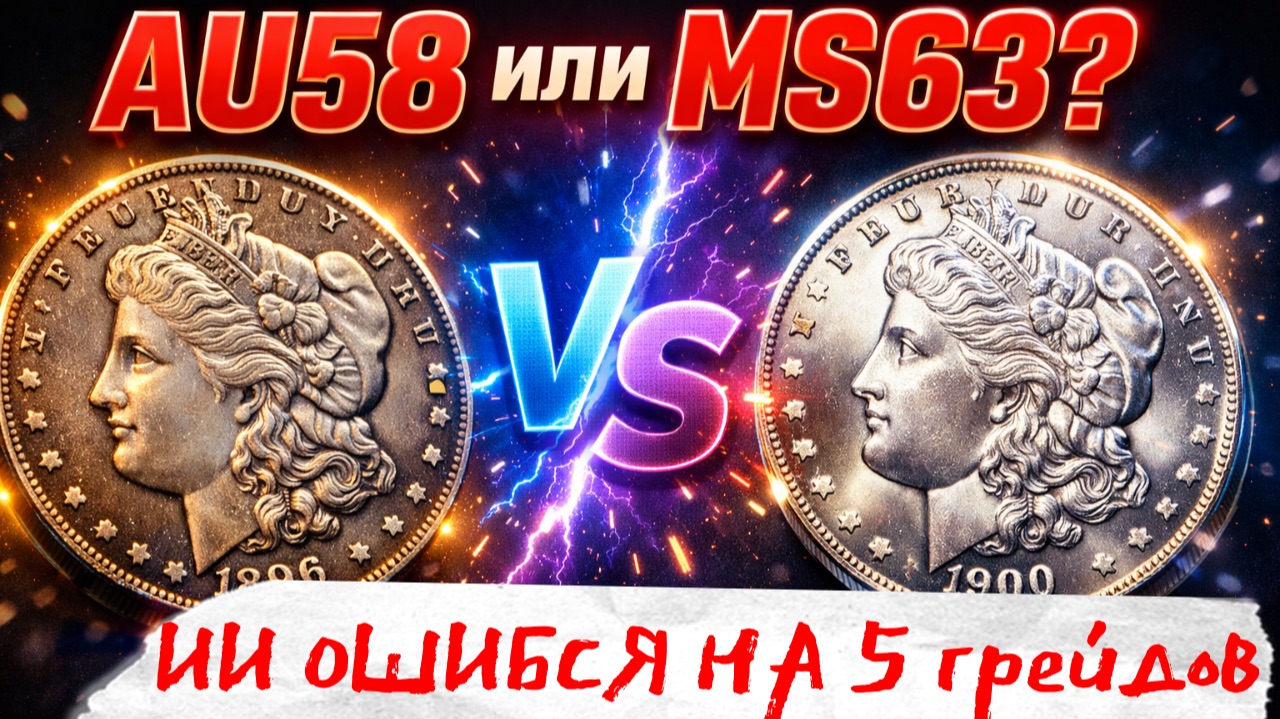 ИИ ОШИБСЯ на 5 Грейдов?! Тест оценки монет (ШОК)