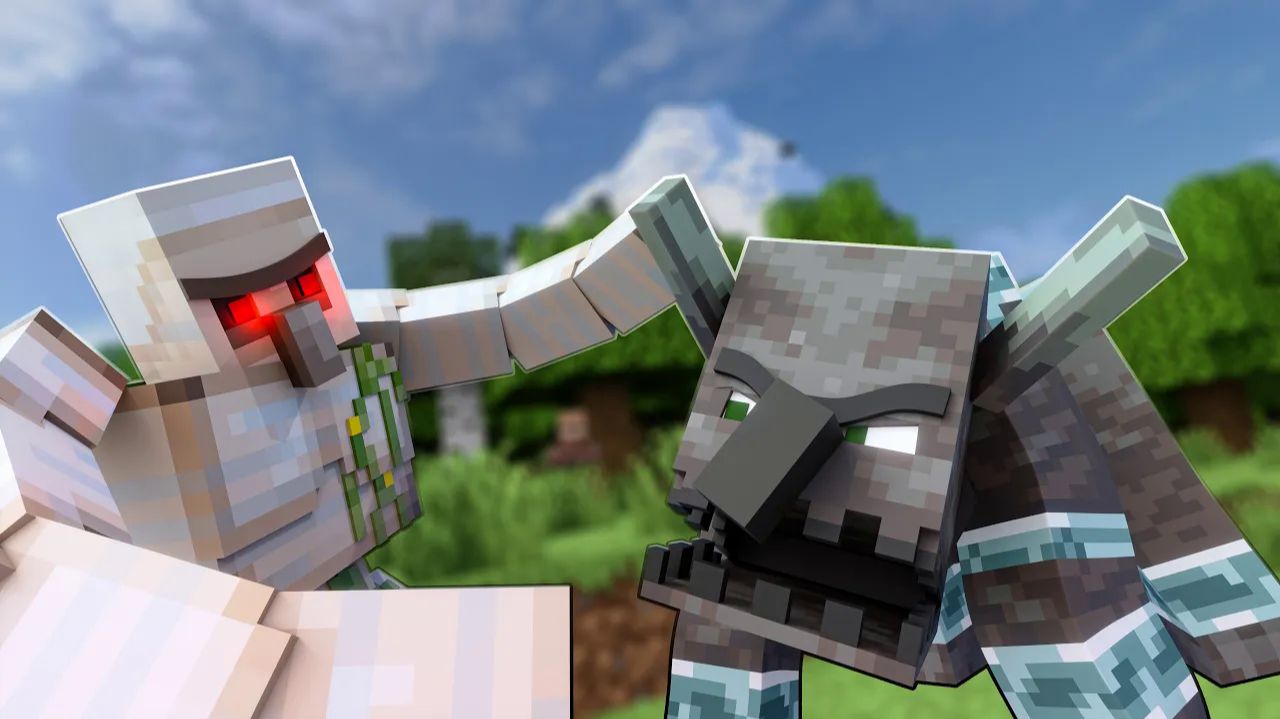 «Железный голем: последний рубеж перед хаосом Майнкрафт