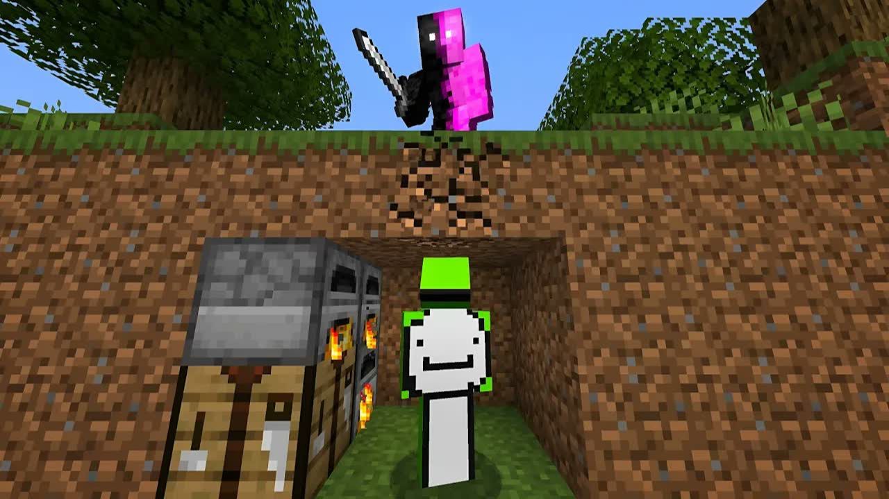 МАЙНКРАФТ СПИДРАНЕР ПРОТИВ ОХОТНИКА ЗА 1 000 000 000 ИЗУМРУДОВ ДРИМ НА РУССКОМ ПАРОДИЯ