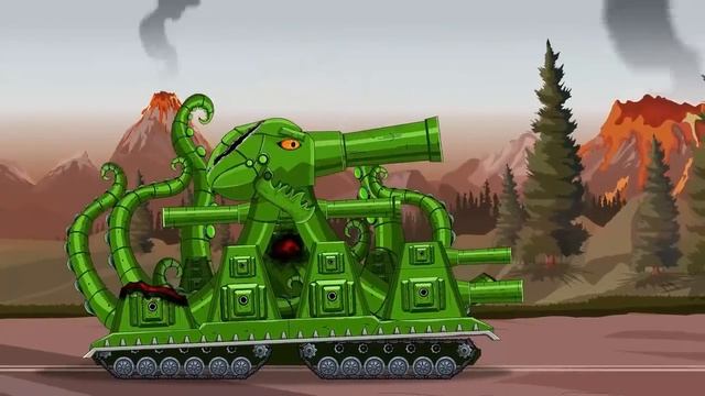 Tearing down Hell Dora   MKZT Ballistic Missile Carrier Vs MONSTER TRUCKS   Cartoons about tanks