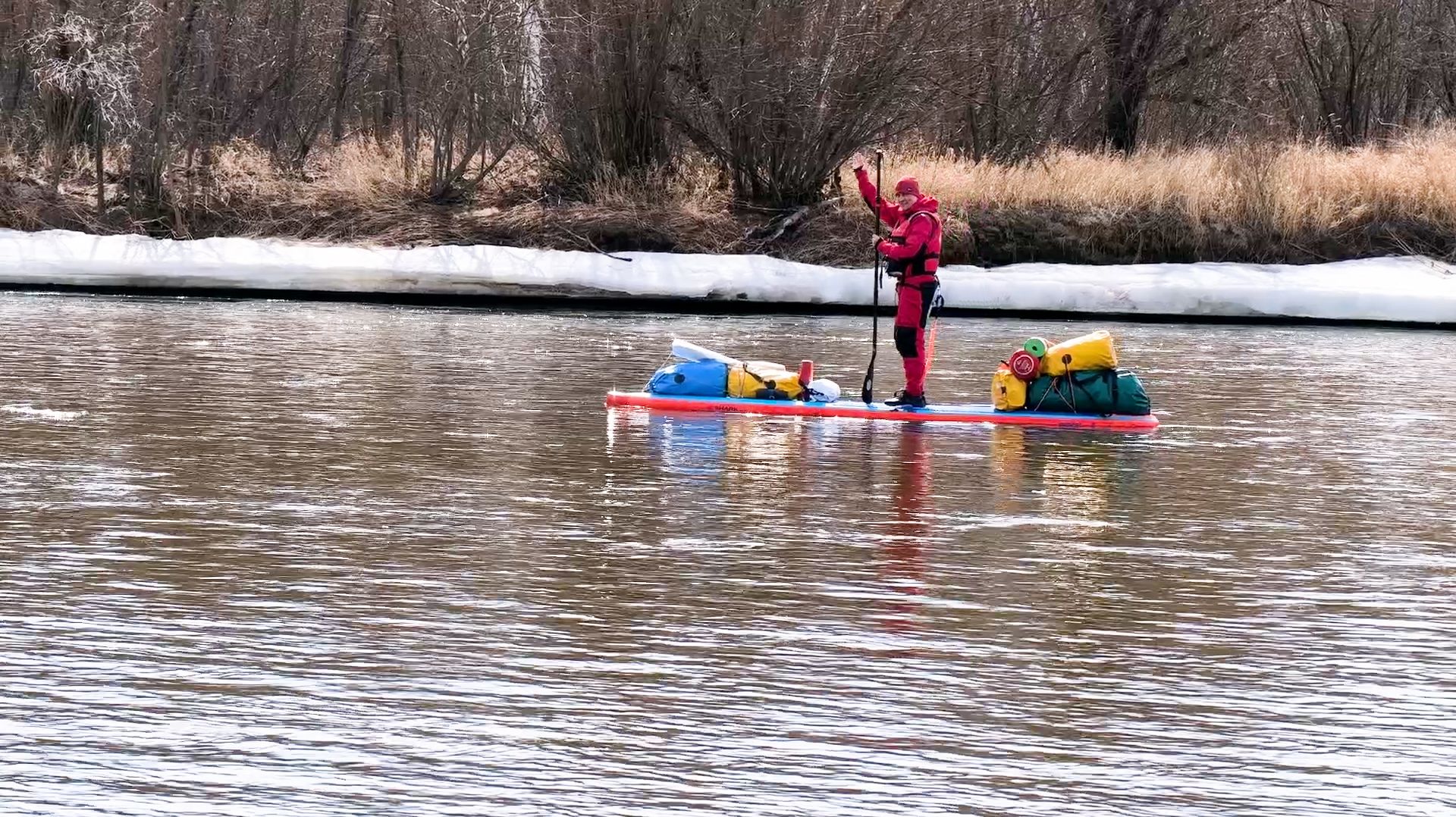 Сапборд-ледокол поможет забайкальцу добраться до Николаевска-на-Амуре