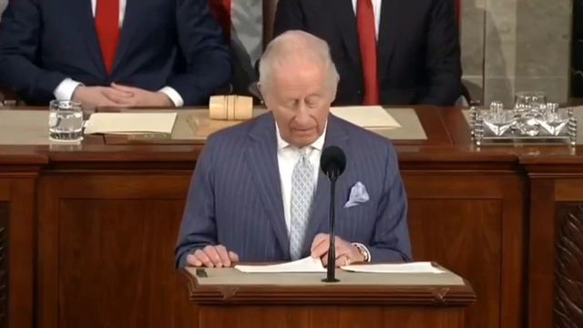 Визит Короля Карла III в Конгресс США