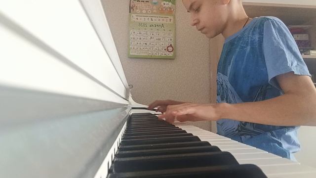 Гавот Гендель игра на фортепиано