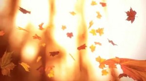 Падающие осенние листья. Красивая музыка и видео.