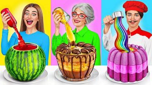 Кулинарный Челлендж# Я против Бабушки # Битвы с Едой от Jelly DO Challenge