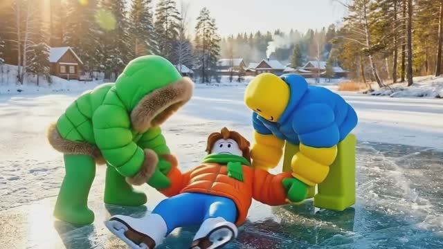 РОБЛОКС И сюрприз ⛸✨🍿