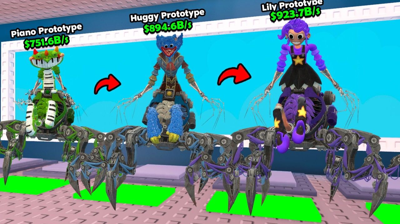 Полные ПРОТОТИПЫ Хагги Вагги Лили Ловербрейдс и ПианиноРога! Poppy Playtime 5 в Укради Brainrot!
