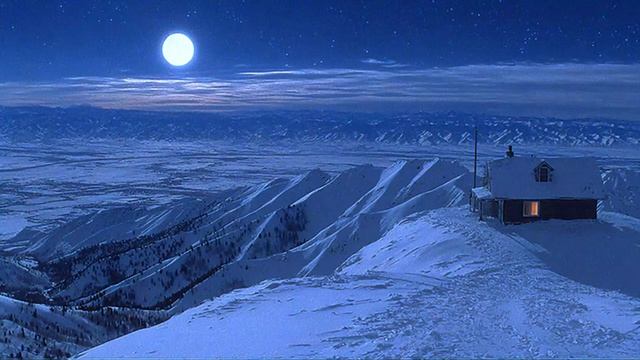 full moon over frozen peaks ⧸⧸ deep ambient for midnight solitude 🌌