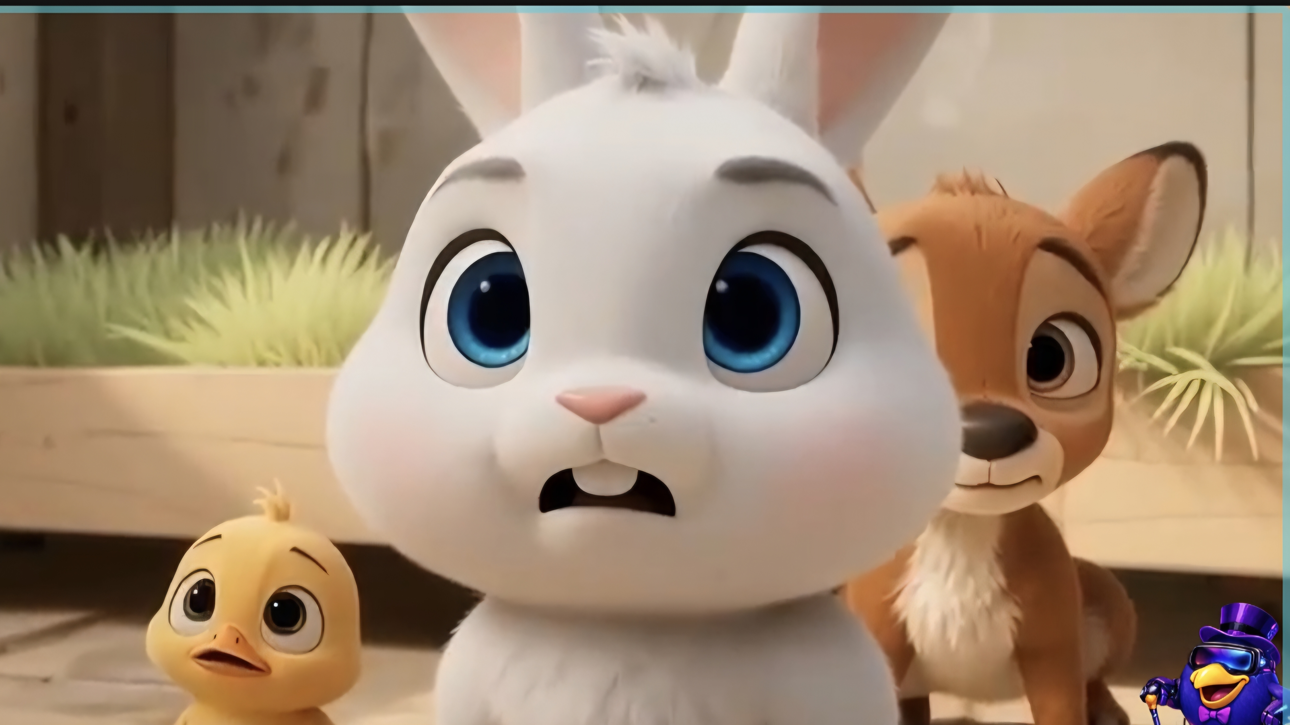 МУЛЬТИК ДЛЯ ДЕТЕЙ ПРО 🐰ЗАЙЧИКА И 🐥УТЁНКА. 😱ОХОТНИК В ЛЕСУ. КАК СПАСТИСЬ? МУЛЬТФИЛЬМЫ ДЛЯ ДЕТЕЙ.