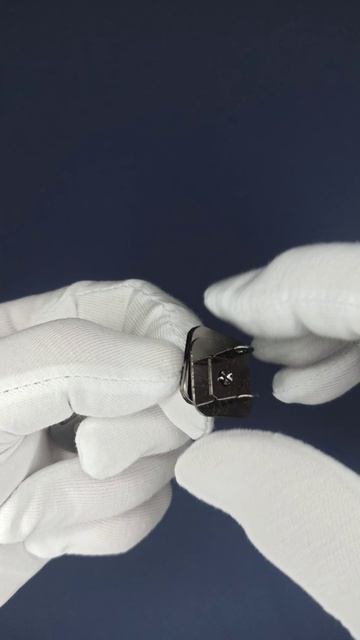 Кнопки пришивные декоративные, 18х18мм, темный никель