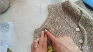 КОРОТКАЯ ЖИЛЕТКА СПИЦАМИ, ЭКСПРЕСС МК