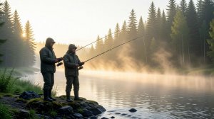 Рыбалка в Тайге  --- ПОЛНОЕ ВИДЕО РЫБАЛКИ Ссылка в ЗАКРЕПЛЕННОМ КОММЕНТАРИИ