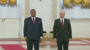Владимир Путин принимает Президента Конго Дени Сассу-Нгессо, Кремль, 29 апреля 2026
