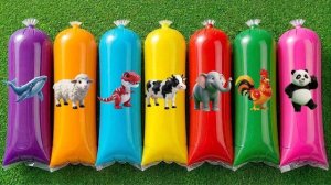 MENEMUKAN : Hewan Sapi, T-Rex, Domba, Kura-Kura, Harimau, Ayam, Panda, Kepiting, Singa, Lumba-Lumba.