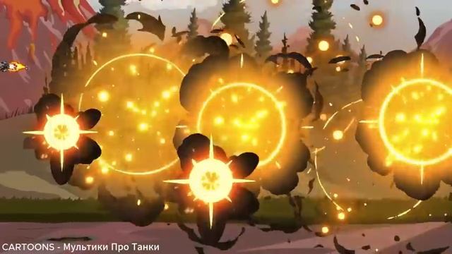 EPIC BATTLES OF BelAZ 75710 RADIOACTIVE combined with Monster soft drink - Cartoons about tank 1