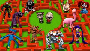 Выживание в лабиринте Poppy Playtime Глава 5 Хагги Вагги, Лили, Прототип — Майнкрафт