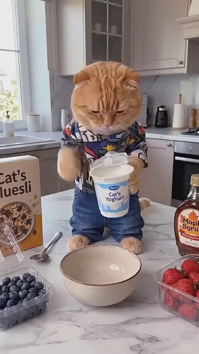 Завтрак с мюсли