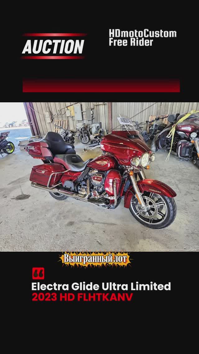 Выиграли юбилейный HD Electra Glide 2023 на аукционе в Европе -МотоПодбор для всех! #harleydavidson смотреть онлайн
