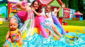 Волшебная палочка исполняет желания ✨ Майя наколдовала бассейн!