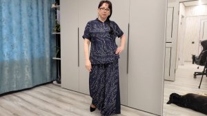 Брючный костюм. Обзор готового изделия.