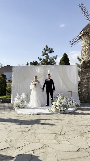 Дневной фейерверк, цветной дым на выездную регистрацию 25.04.26