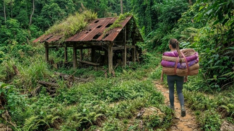 После развода девушка в одиночку строит дом с нуля и начинает новую жизнь. Жизнь во Вьетнаме