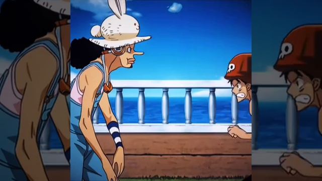 Луффи тренировался 2 года с правой рукой Голд Ди Роджера но Усопп показал что он тоже не промах